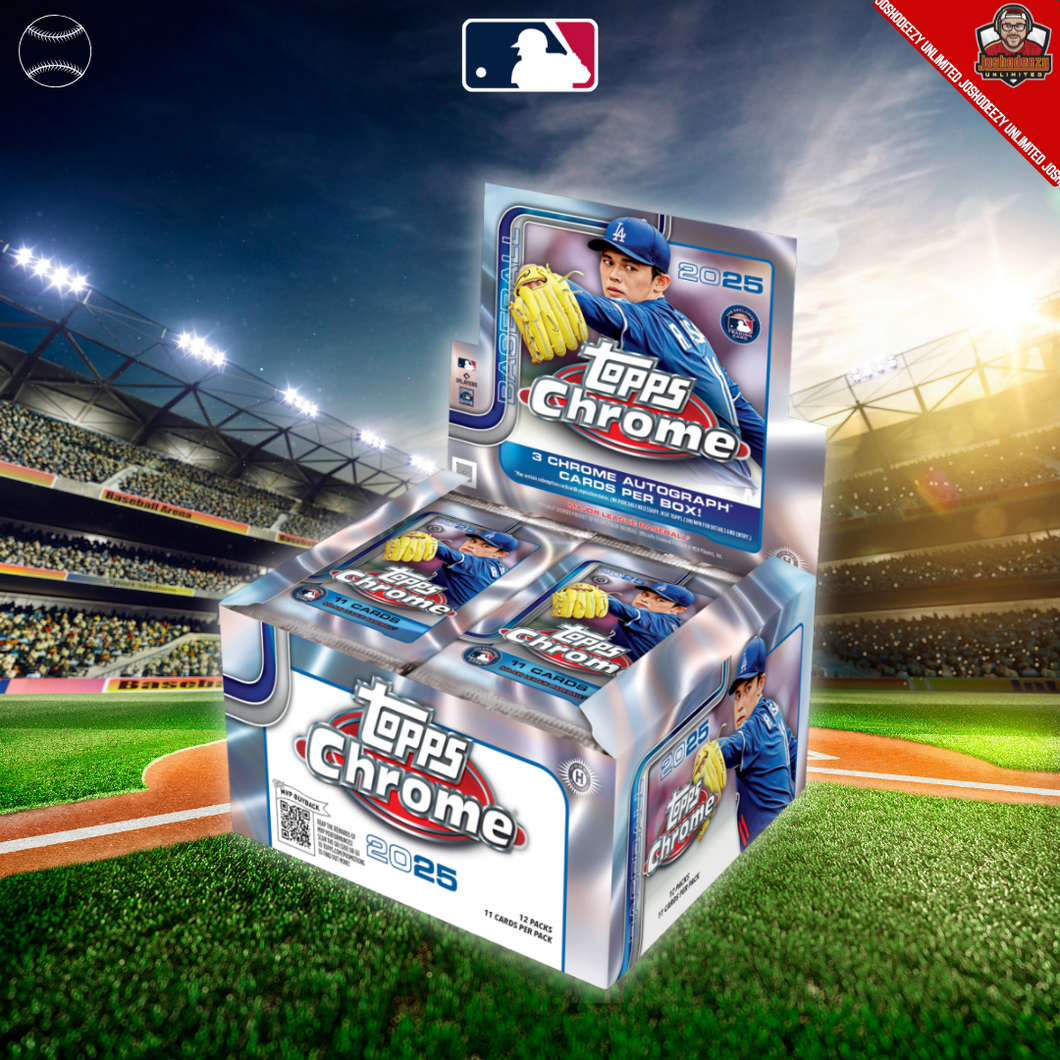 2025 Topps Chrome Baseball Jumbo Hobby Box