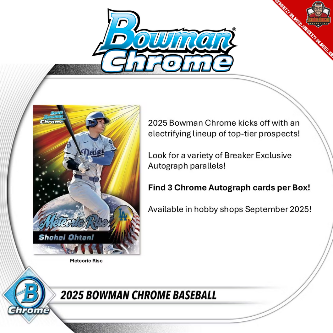 2025 Bowman Chrome Baseball Breaker Delight Box