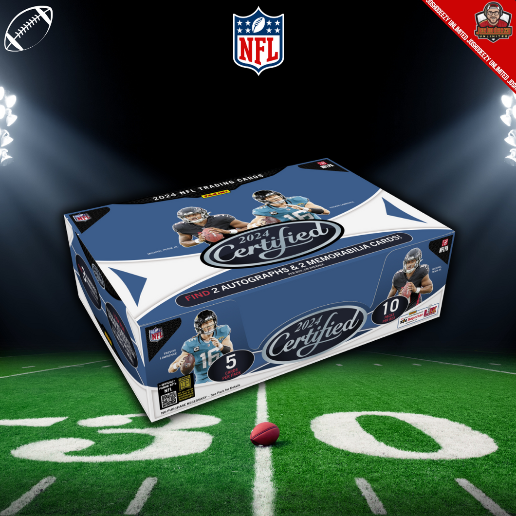 2024 Panini Certified NFL Trading Card Hobby Box