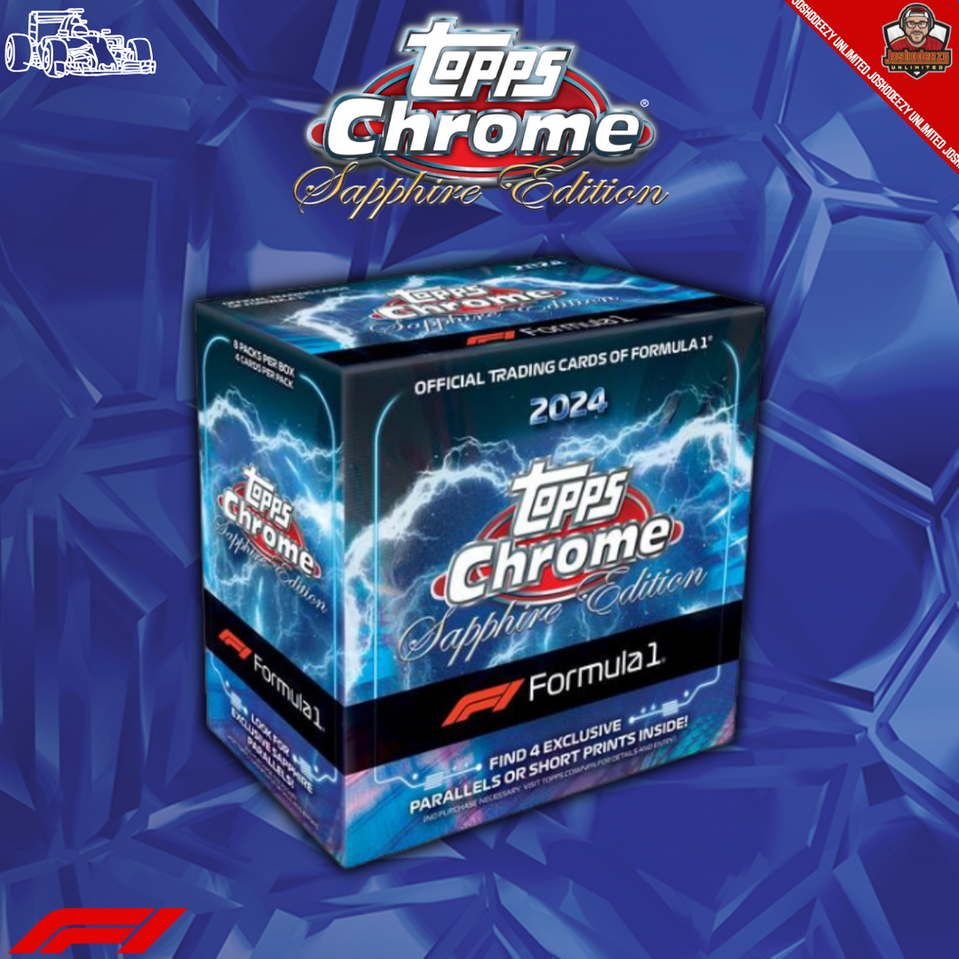 2024 Topps Chrome F1 Formula 1 Sapphire Edition Box