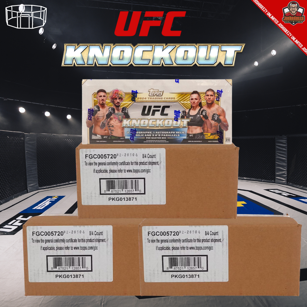 Tues UFC Knockout Triple Case X24 Box PYF 1056 JoshODeezy Unlimited