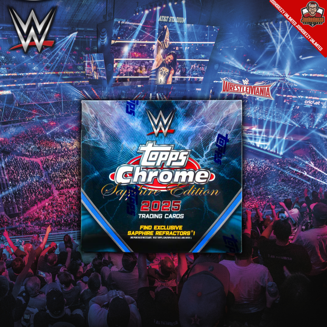2025 Topps Chrome WWE Sapphire Edition Wrestling Hobby Box