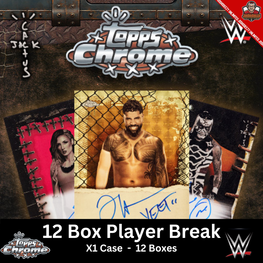 2025 Topps Chrome WWE Cactus Jack 12 Box Wrestler Break #1568