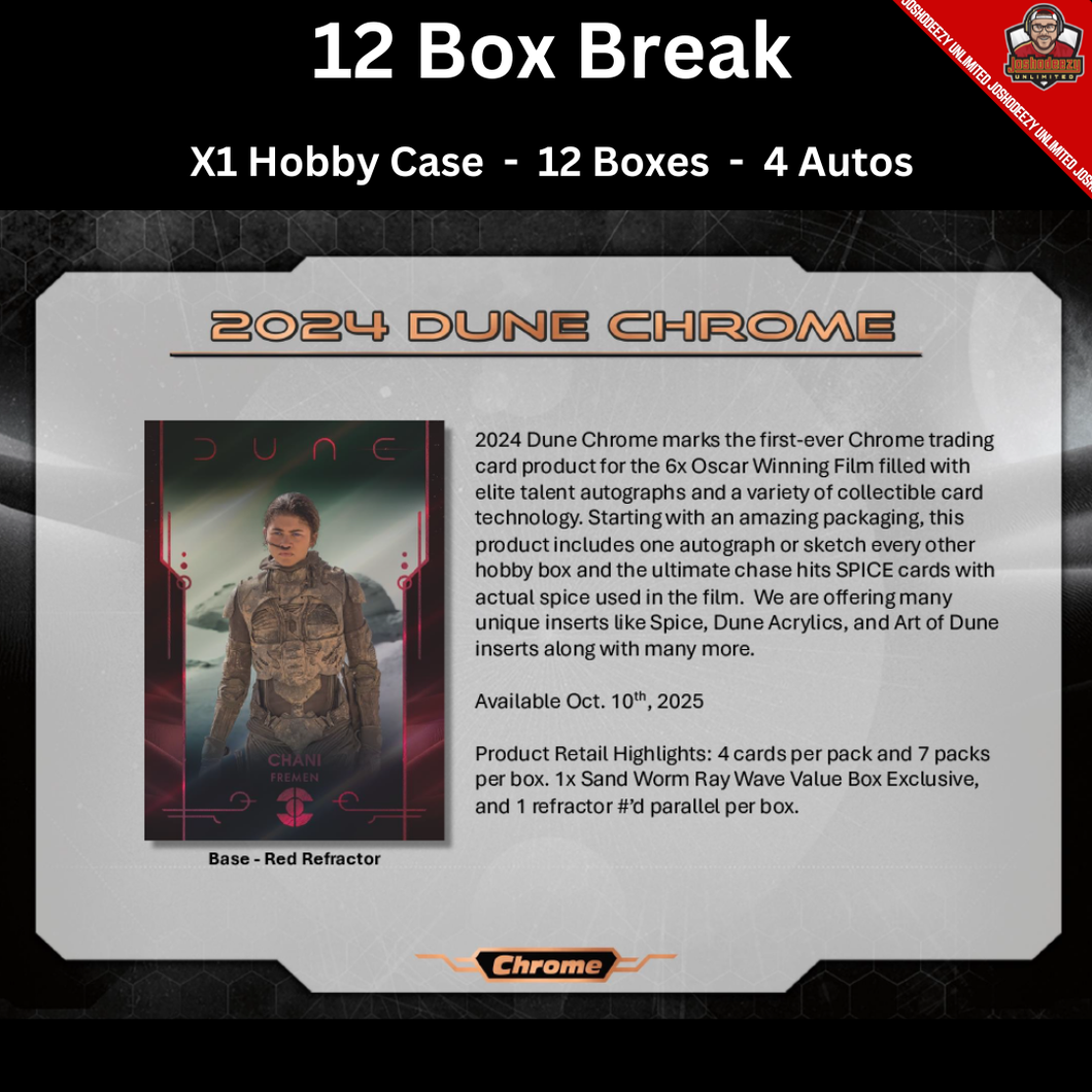 2024 Topps Chrome Dune X12 Box Case PYP #1611