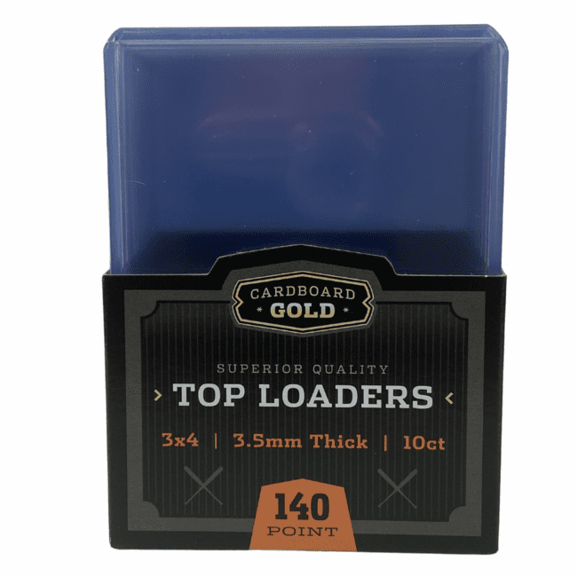 Cardboard Gold Toploader - 140 pt - 10 ct