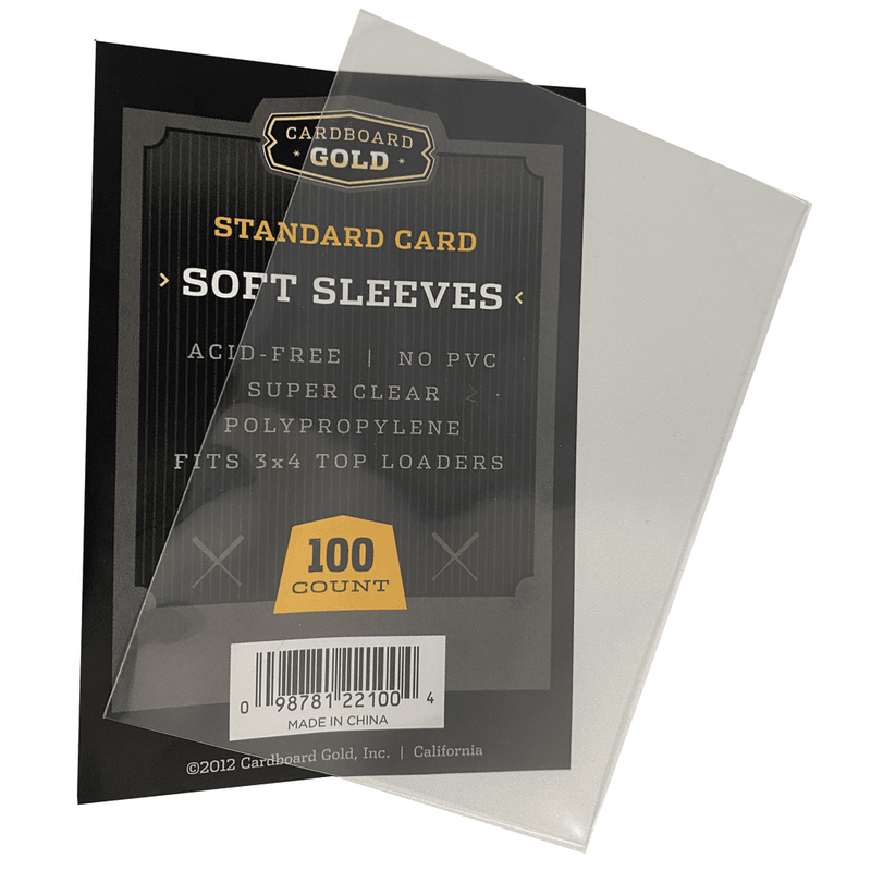 Cardboard Gold Penny Sleeves - 100 Count